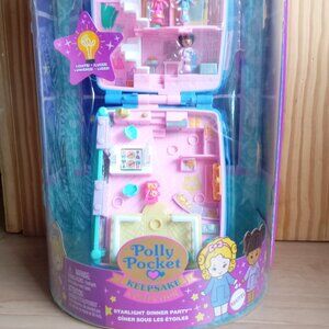Polly pocket keepsake collection starlight dinner party